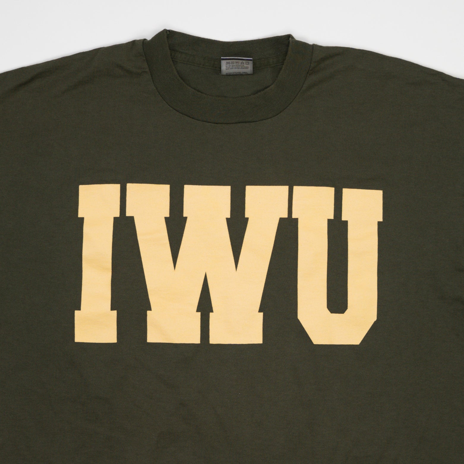 Vintage Army Green IWU Tee (L)