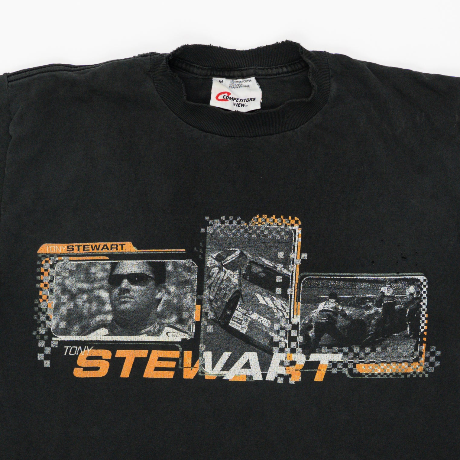 Vintage '01 Rugged Tony Stewart Winston Cup Series NASCAR Tee (M) | Rebalance Vintage.
