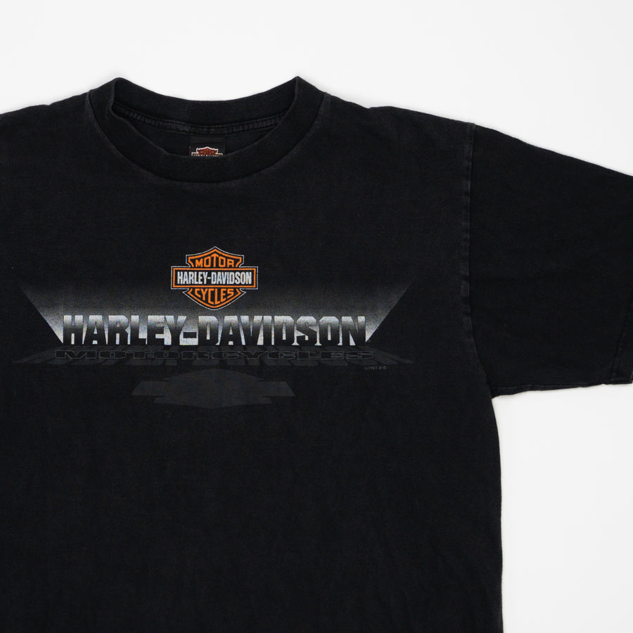Vintage '97 Black Harley Davidson Milwaukee Tee (M) | Rebalance Vintage.