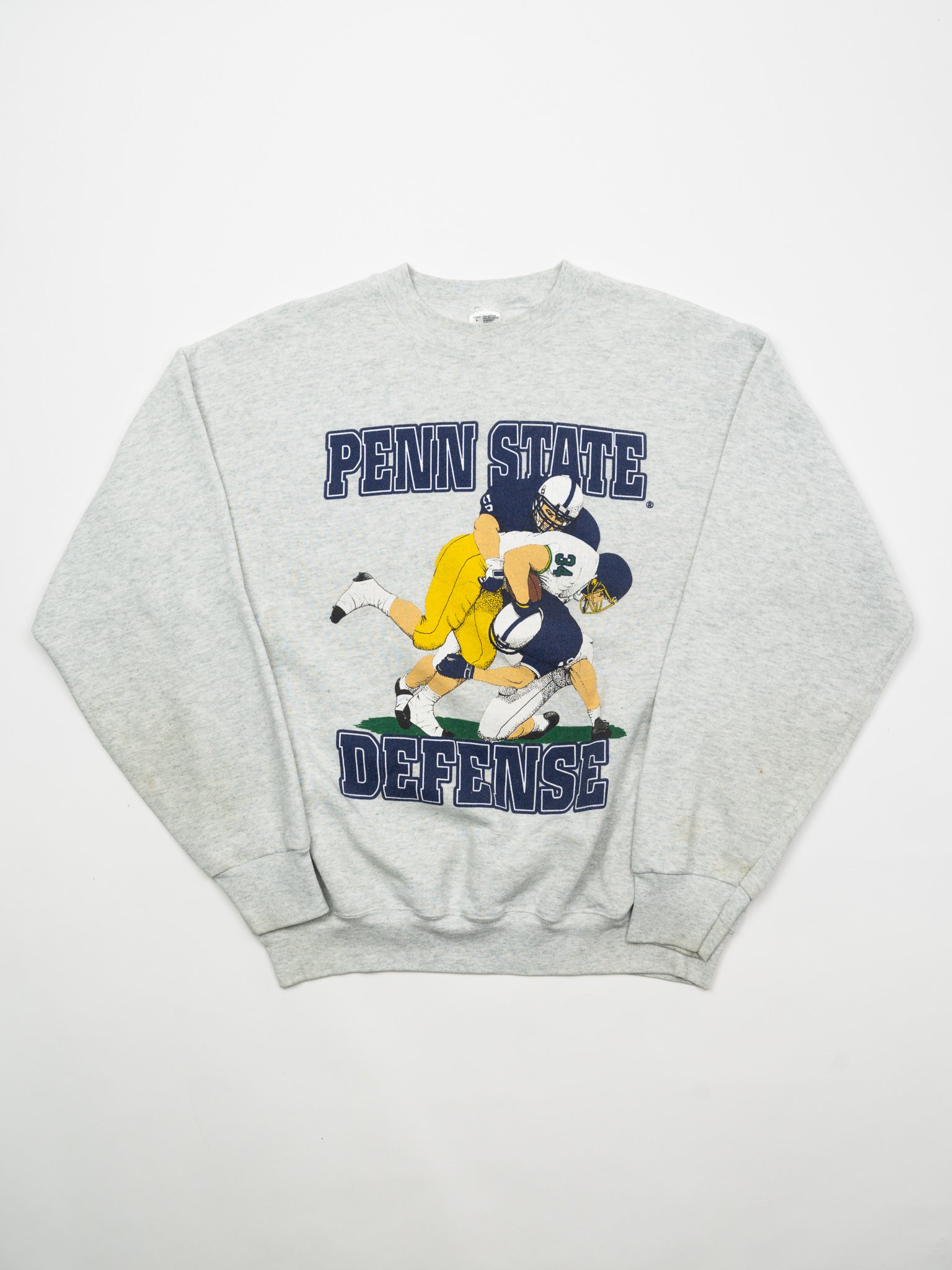 Vintage Grey Penn State Defense Football Crewneck (M)