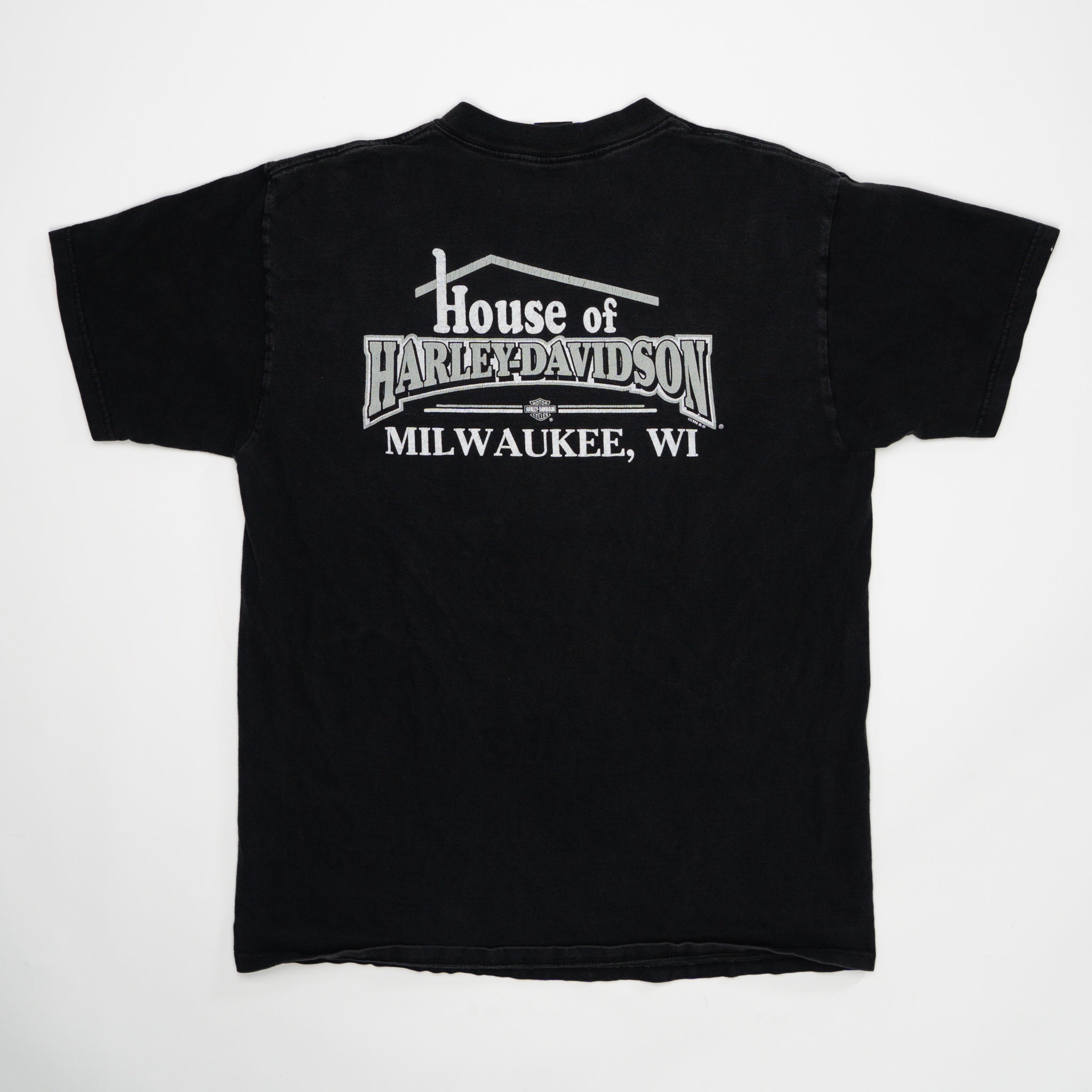 Vintage '97 Black Harley Davidson Milwaukee Tee (M) | Rebalance Vintage.