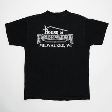 Vintage '97 Black Harley Davidson Milwaukee Tee (M) | Rebalance Vintage.