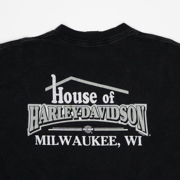 Vintage '97 Black Harley Davidson Milwaukee Tee (M) | Rebalance Vintage.
