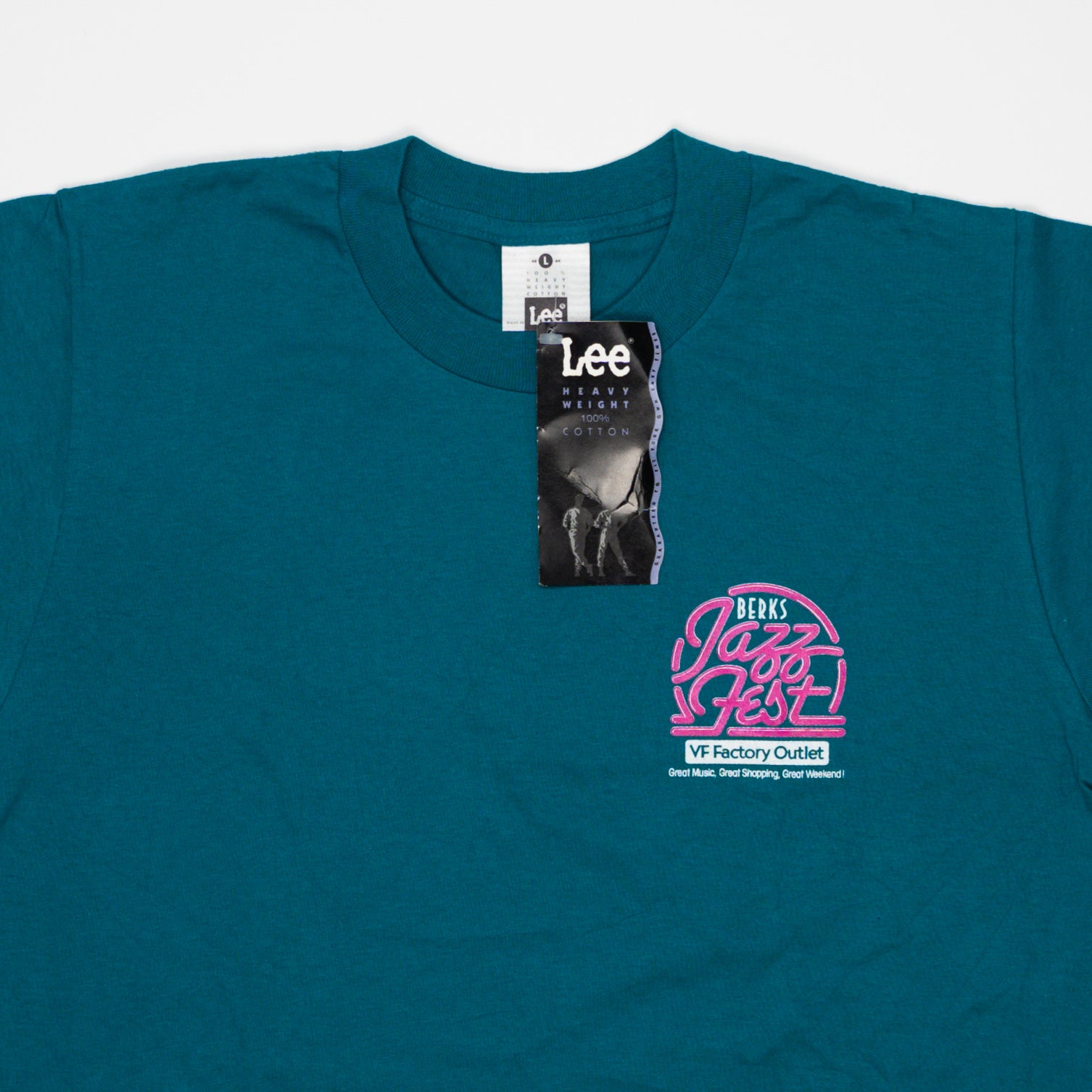 Vintage 90s Berks Jazz Fest Deadstock Tee (M) | Rebalance Vintage.