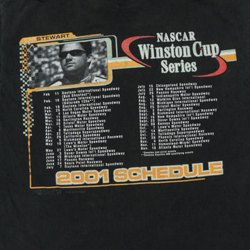 Vintage '01 Rugged Tony Stewart Winston Cup Series NASCAR Tee (M) | Rebalance Vintage.