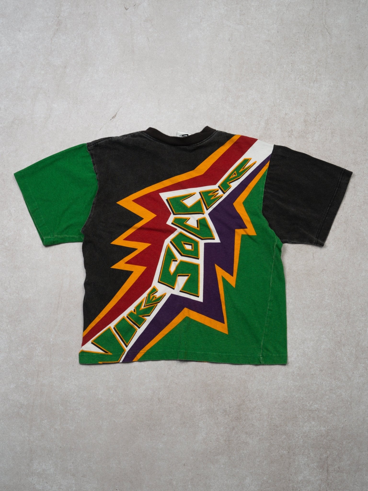 Vintage 90s Nike Soccer Cropped Tee (XS)