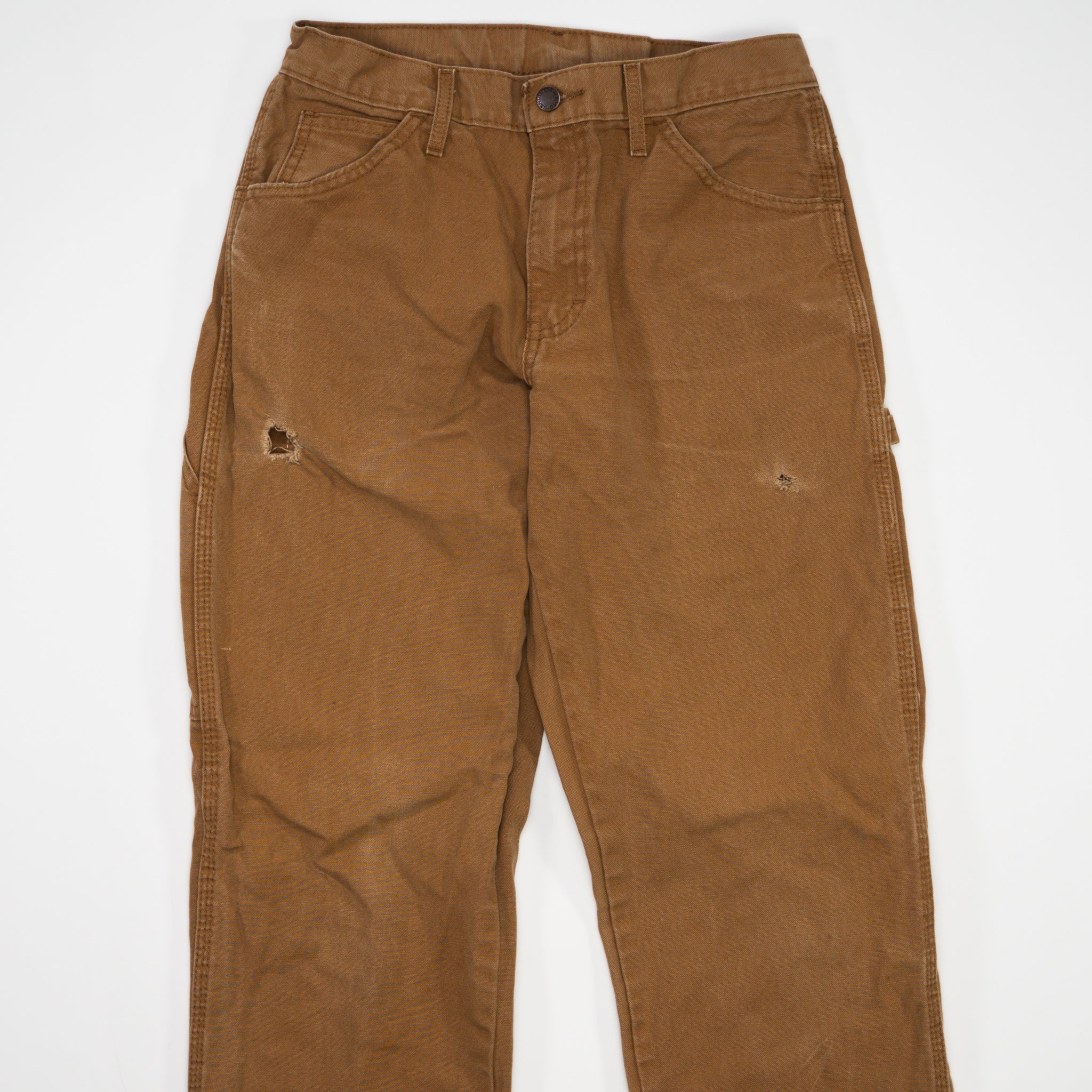 Vintage Camel Dickies Cargo Pants w/ Rip (28 x 32)
