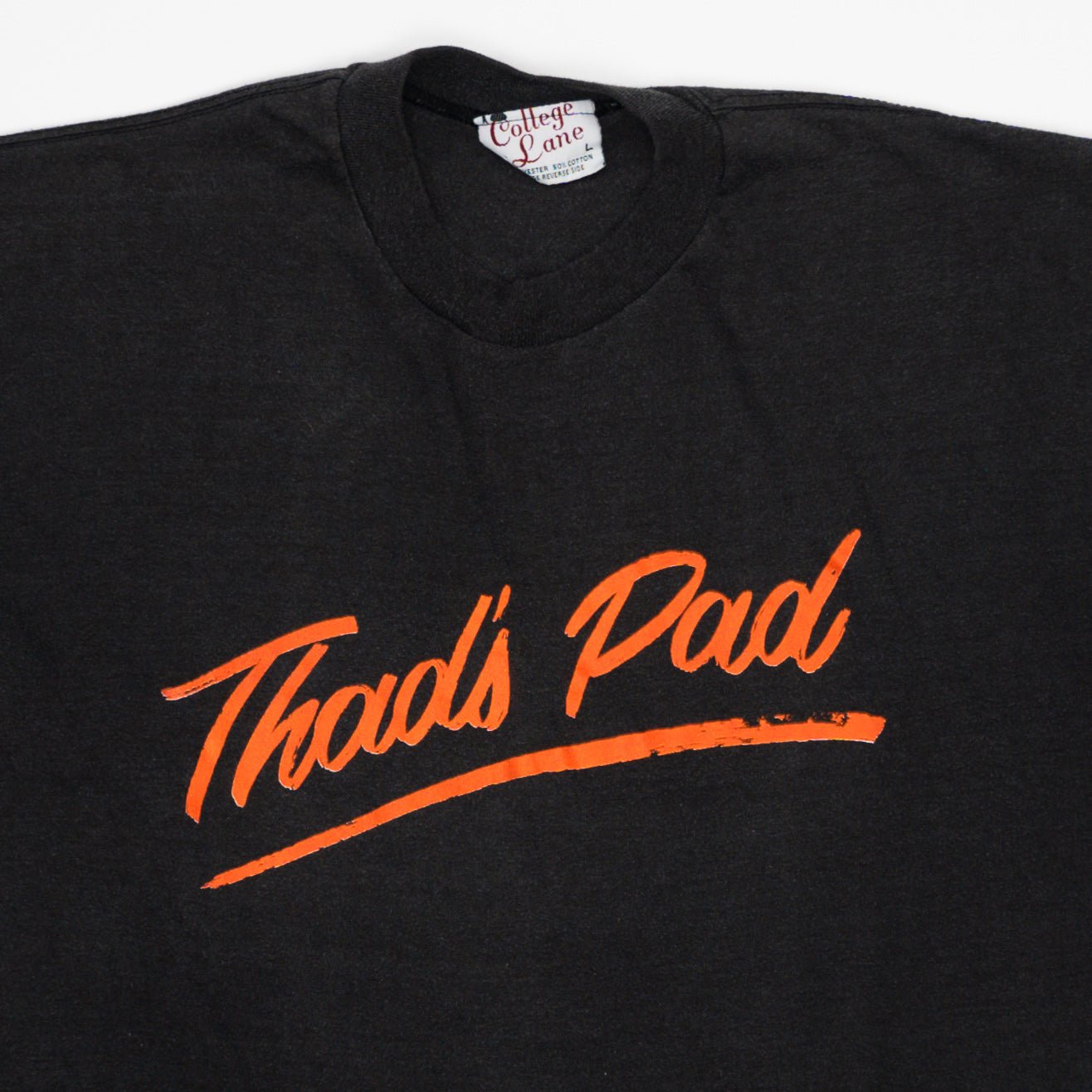Vintage 90s Thad's Pad Single Stitch Tee (M)