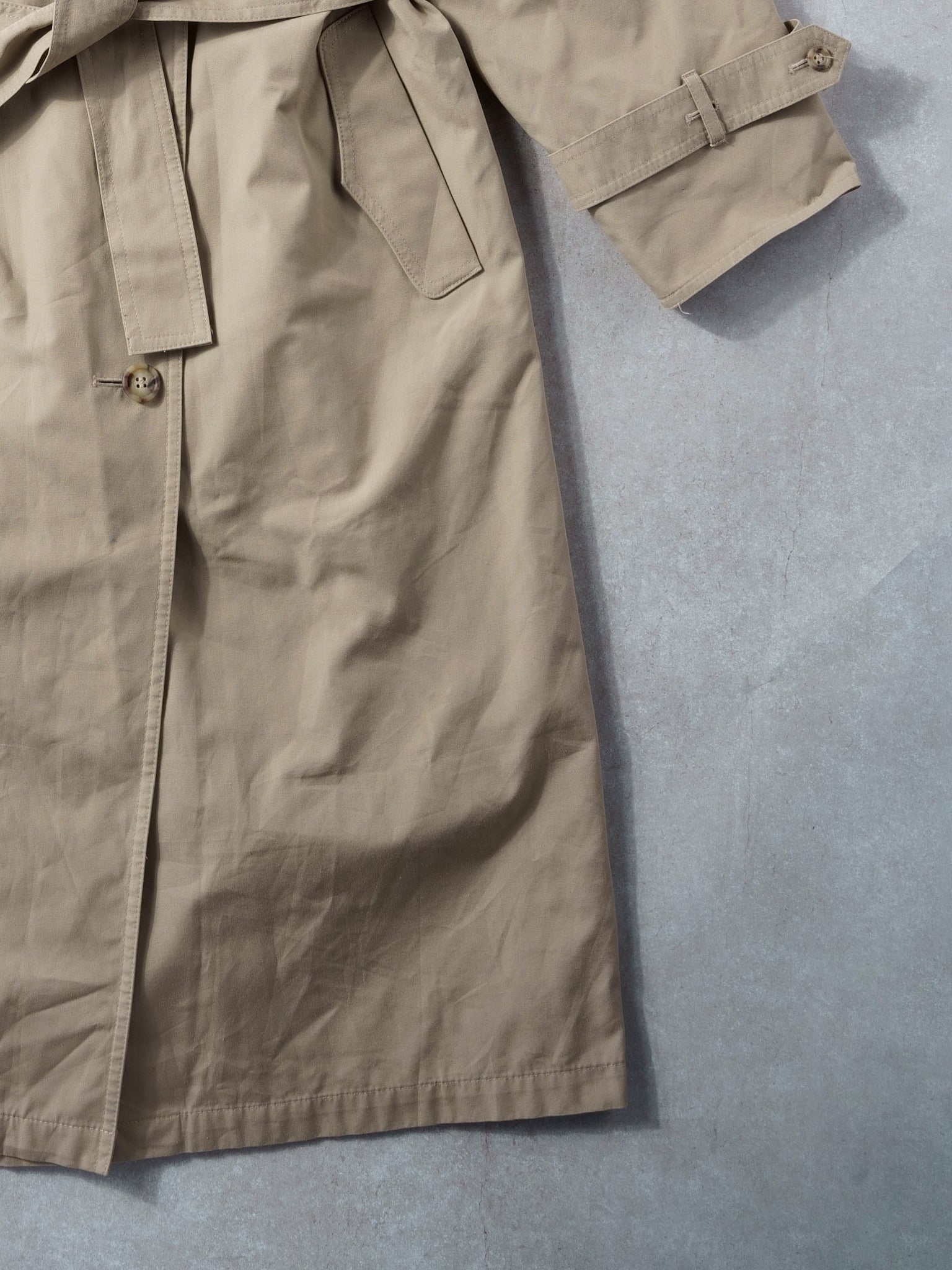 Vintage 90s Beige Towne London Fogg Trench Coat (M/L)
