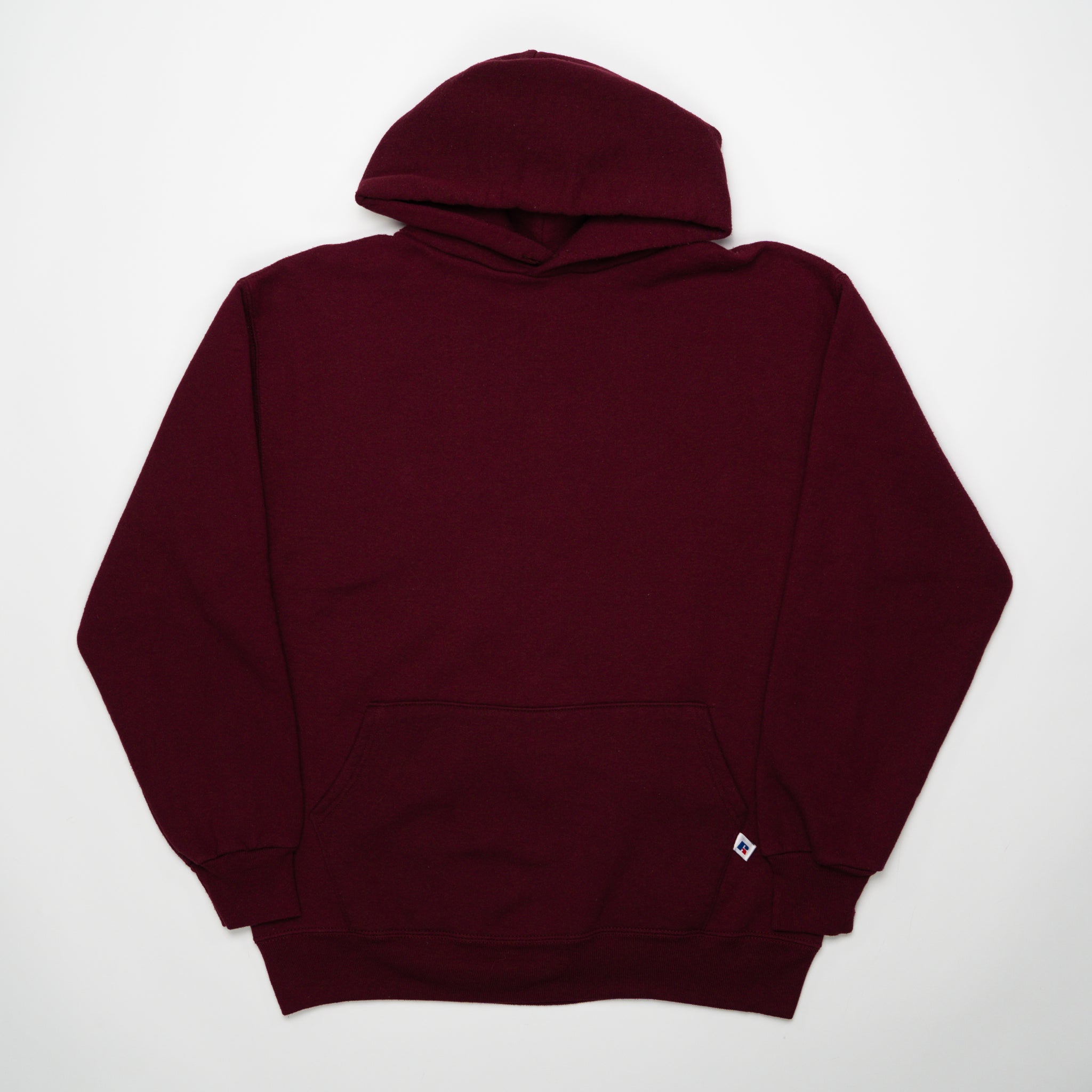 Vintage 90s Maroon Russell Athletics Hoodie (L) | Rebalance Vintage.