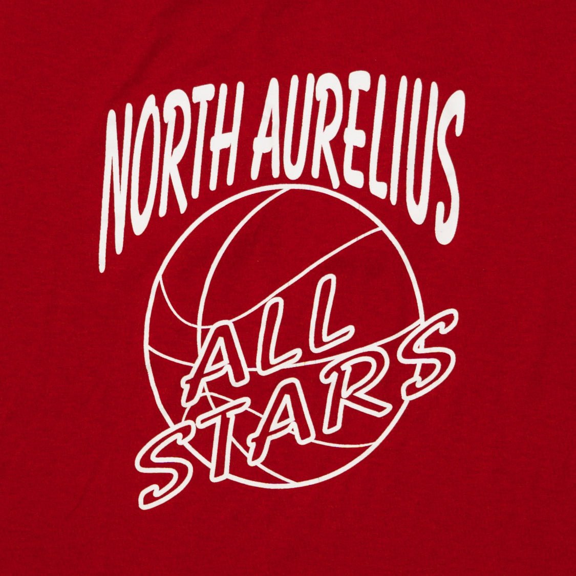 Vintage 90s Red North Aurelius All Stars Single Stitch Tee (M)
