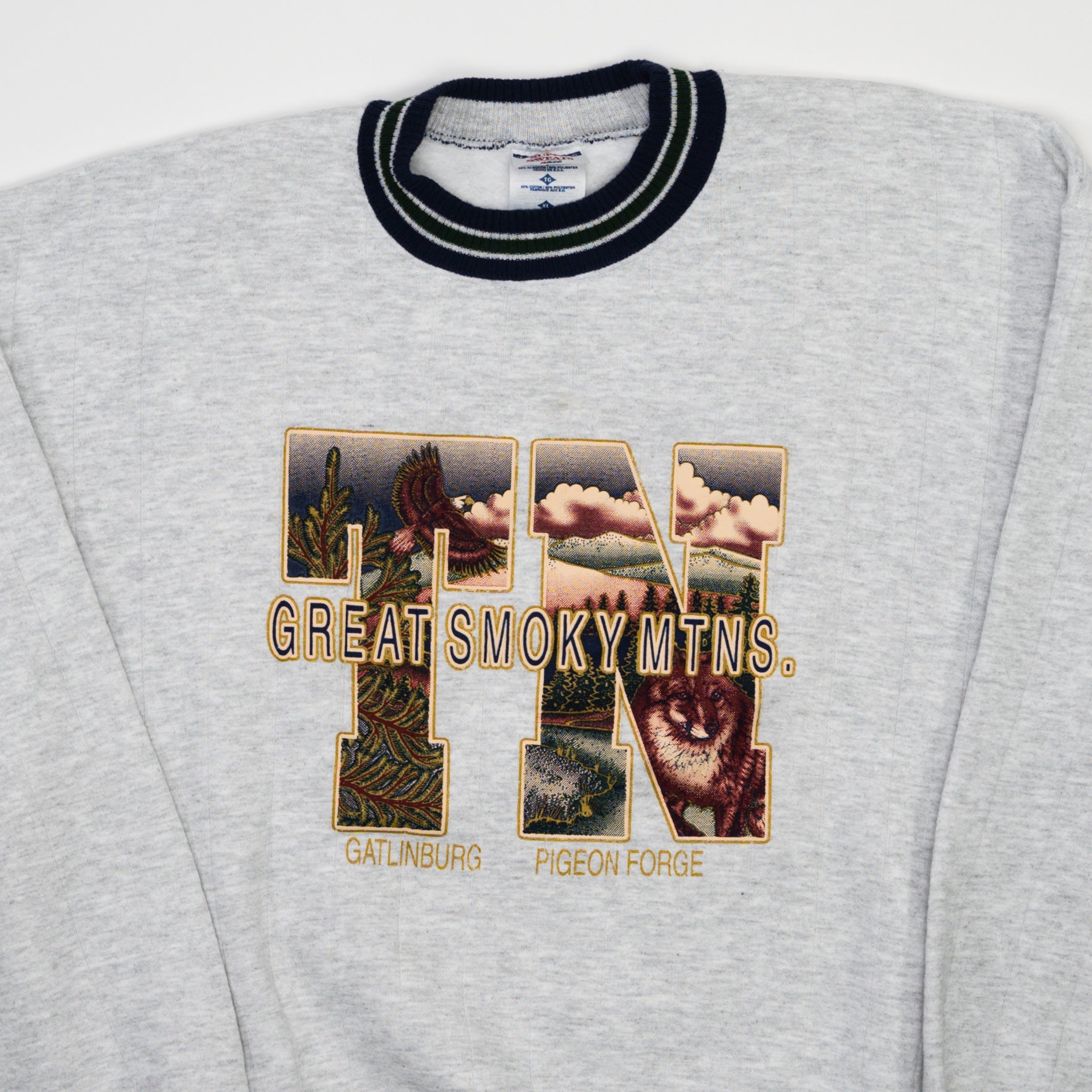 Vintage 90s Great Smoky Mtns Gatlinburg Crewneck (L/XL)
