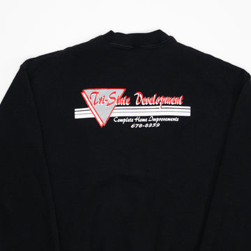 Vintage 90s Black Tri-State Development Crewneck (L) | Rebalance Vintage.