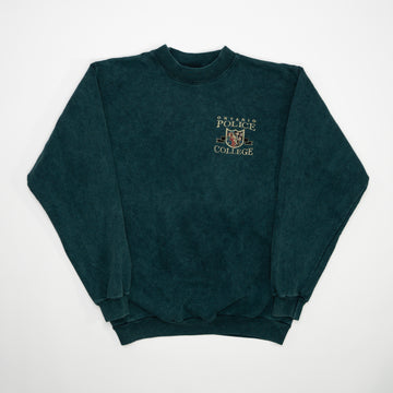Vintage 90s Green Ontario Police College Crewneck (S/M) | Rebalance Vintage.