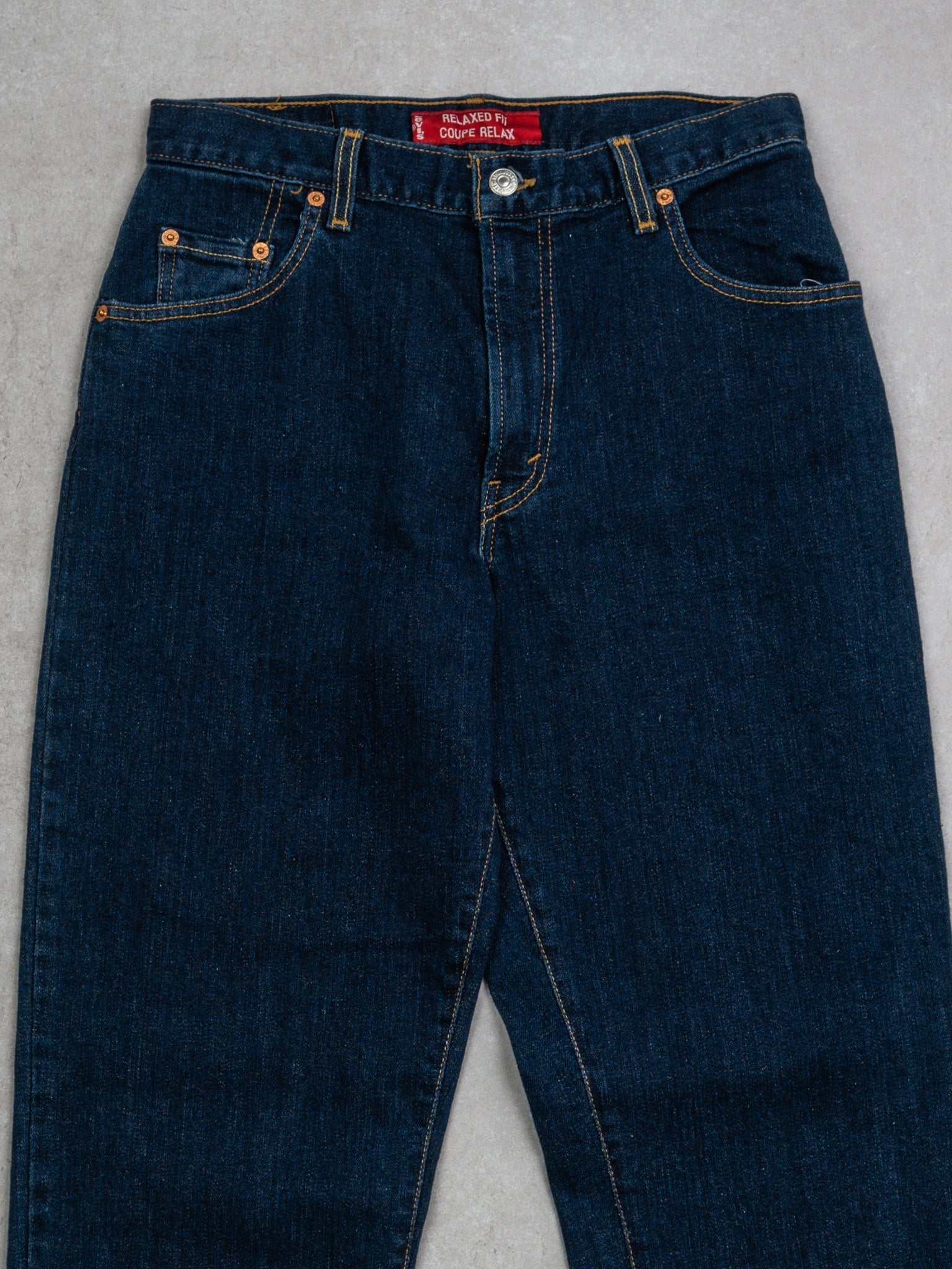 Vintage 90s Dark Blue 550 Levi Jeans (30 x 31)