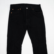 Vintage Black Levi 501 Straight Leg Jeans (34 x 32)