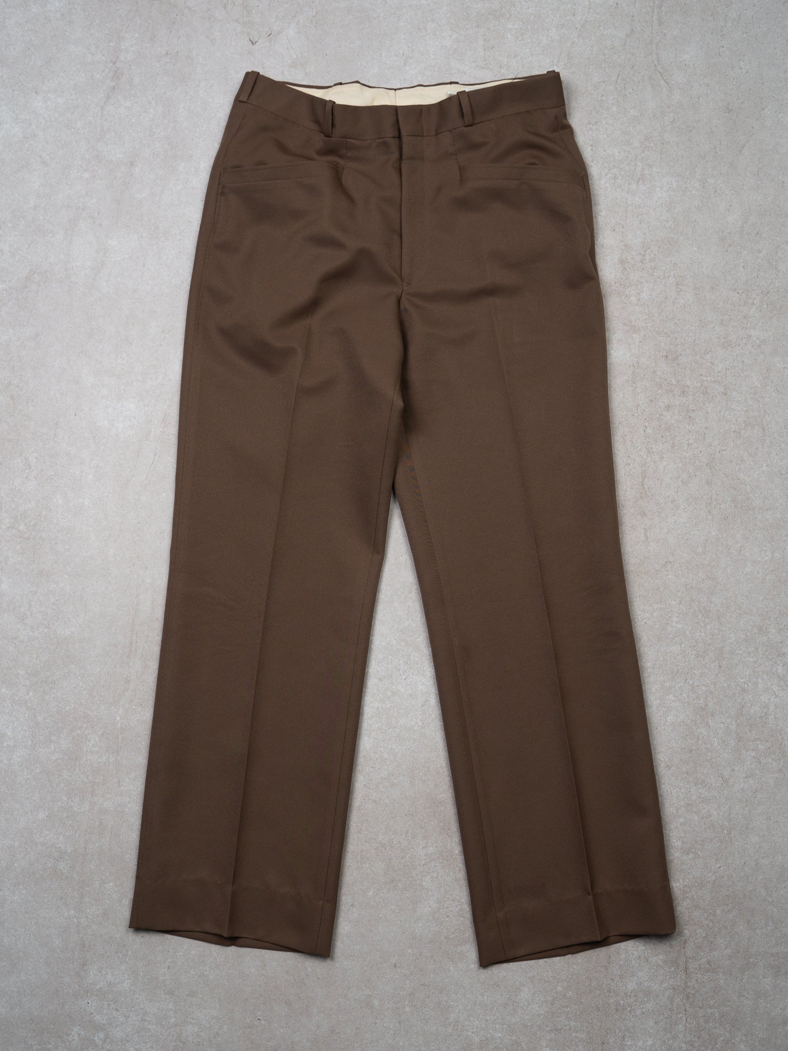 Vintage 70s Light Brown Dress Pants (30 x 28)