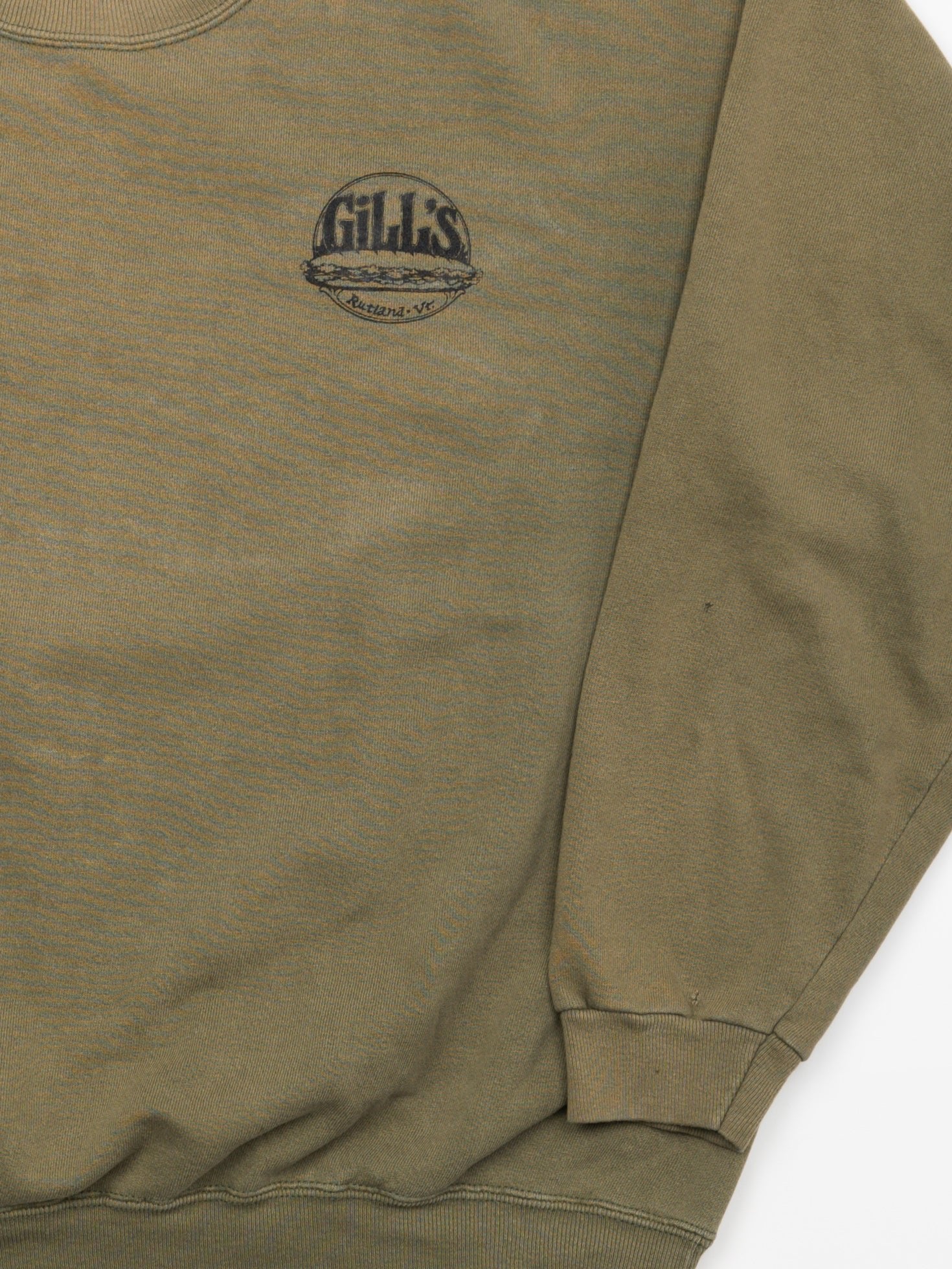 Vintage Olive Gilli's Rutlana Crewneck (XL)