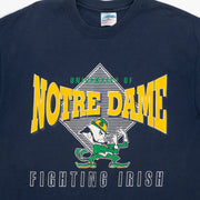 Vintage 90s Rugged Blue Notre Dame Fighting Irish Tee (L)