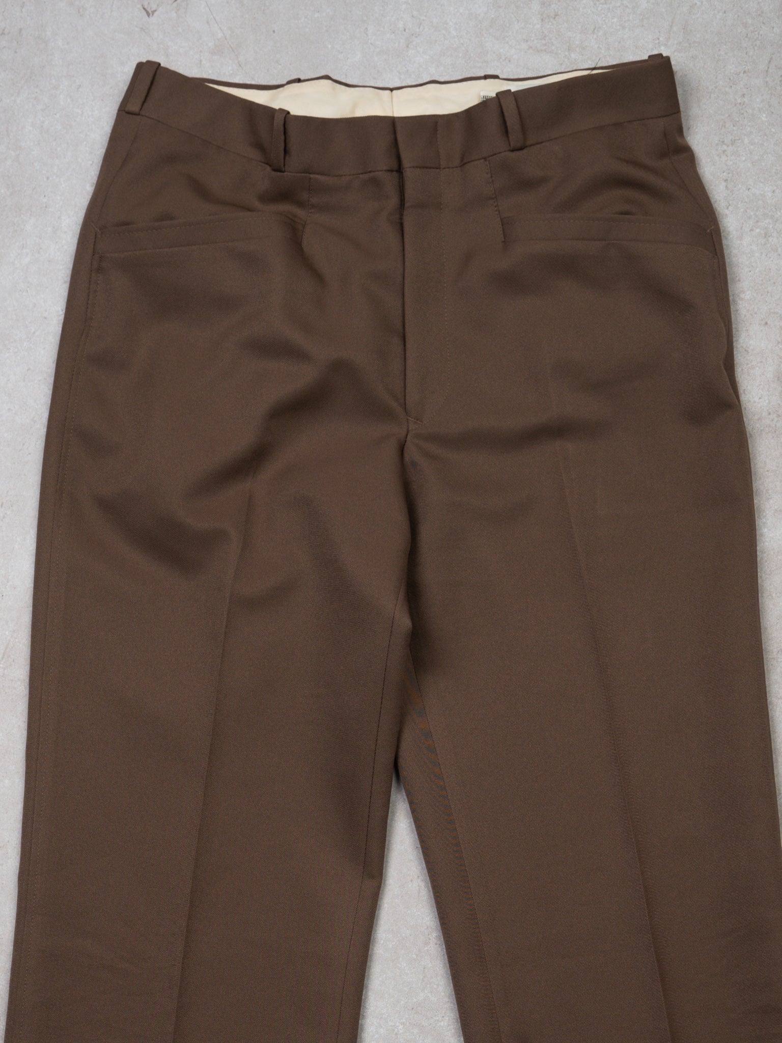 Vintage 70s Light Brown Dress Pants (30 x 28)