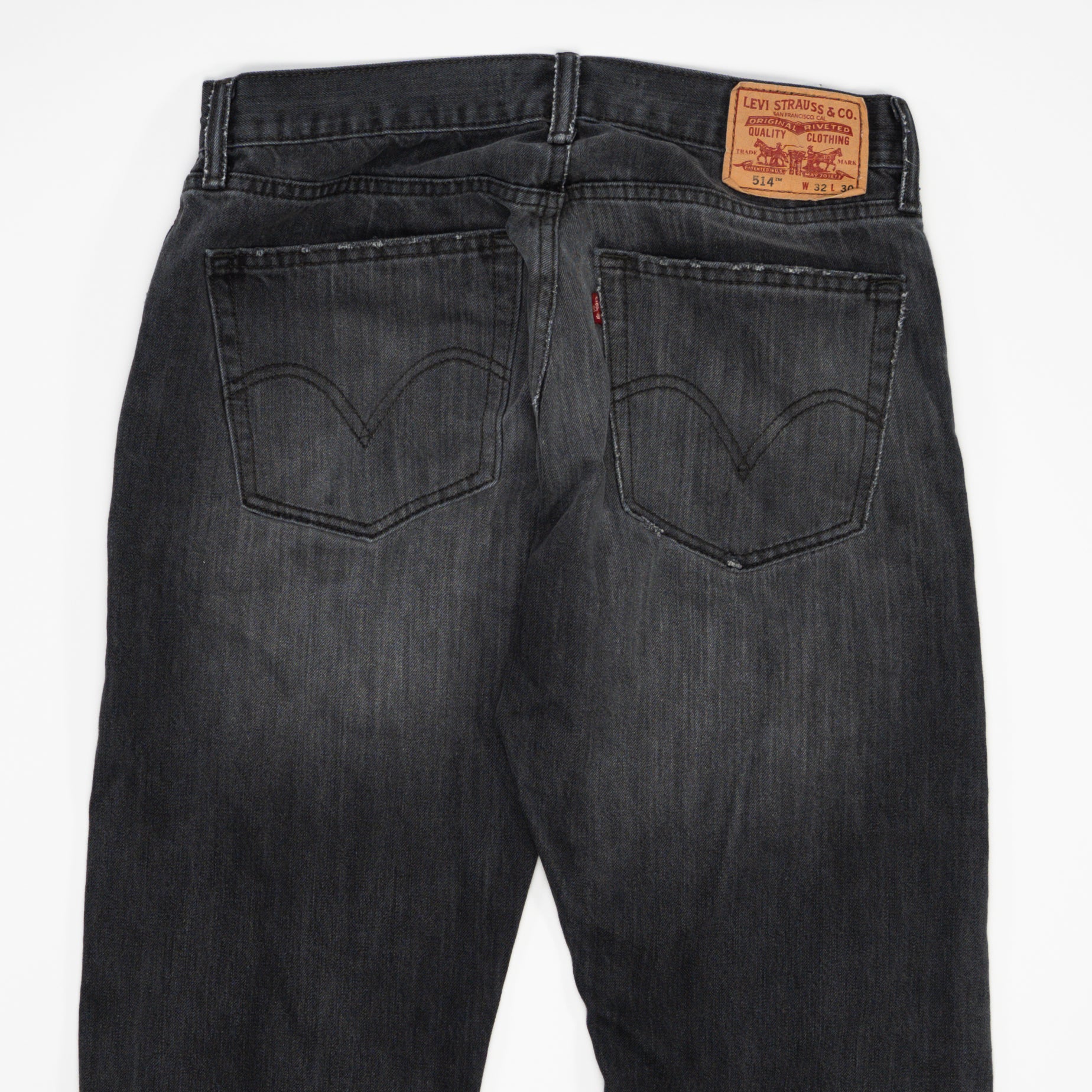 Vintage Grey 514 Levi Jeans (32 x 30) | Rebalance Vintage.