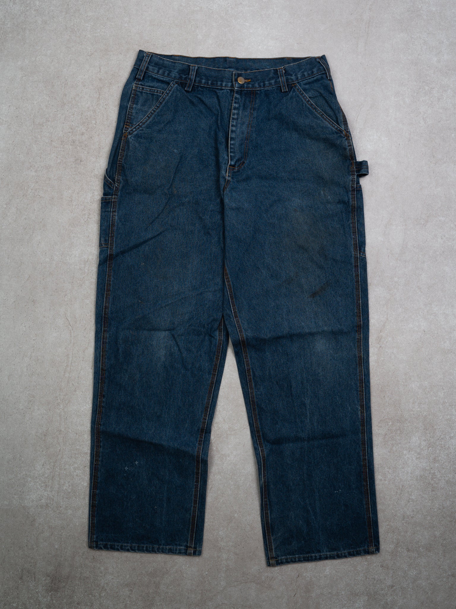 Vintage 00s Blue Rasco Cargo Jeans (32 x 30)