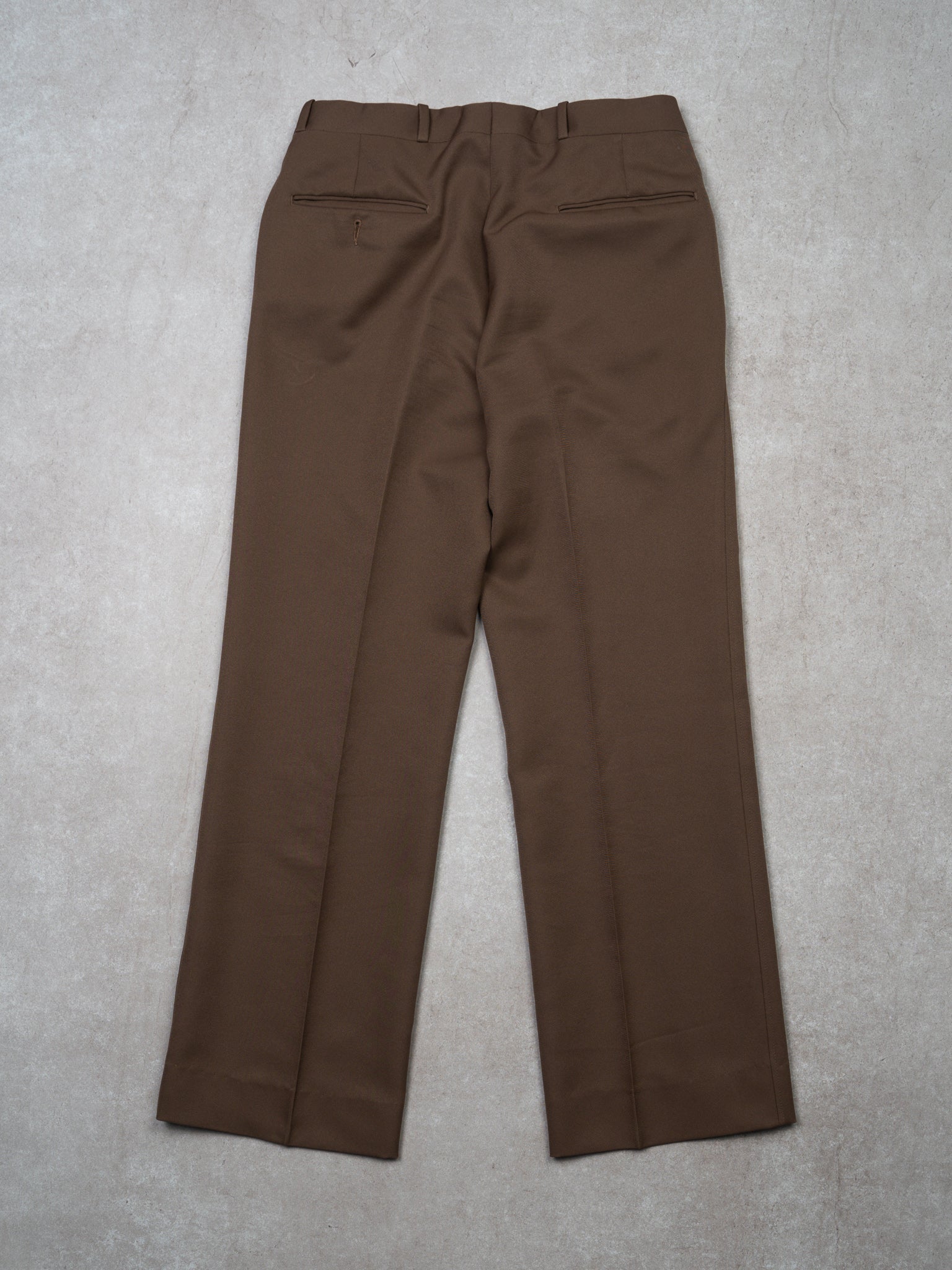 Vintage 70s Light Brown Dress Pants (30 x 28)