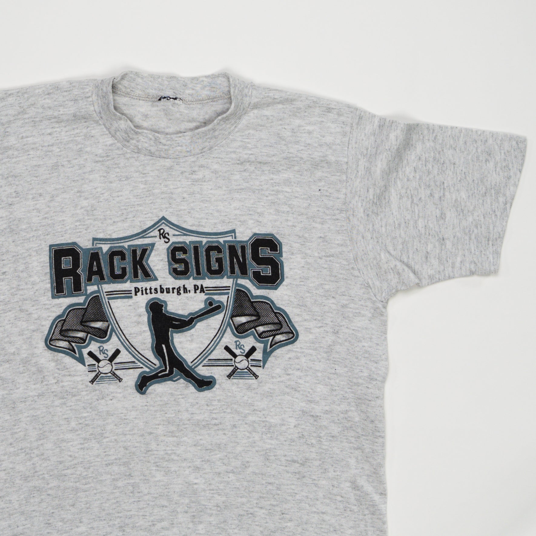 Vintage Rack Signs Pittsburgh Baseball Tee (S) | Rebalance Vintage.