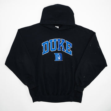 Vintage Black Duke University Hoodie (XL) | Rebalance Vintage.