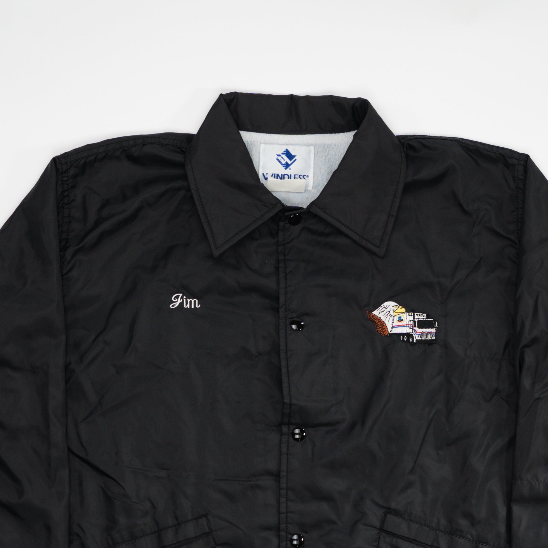 Vintage 70s Pittsburgh US Mail Insulated Windbreaker (XL) | Rebalance Vintage.