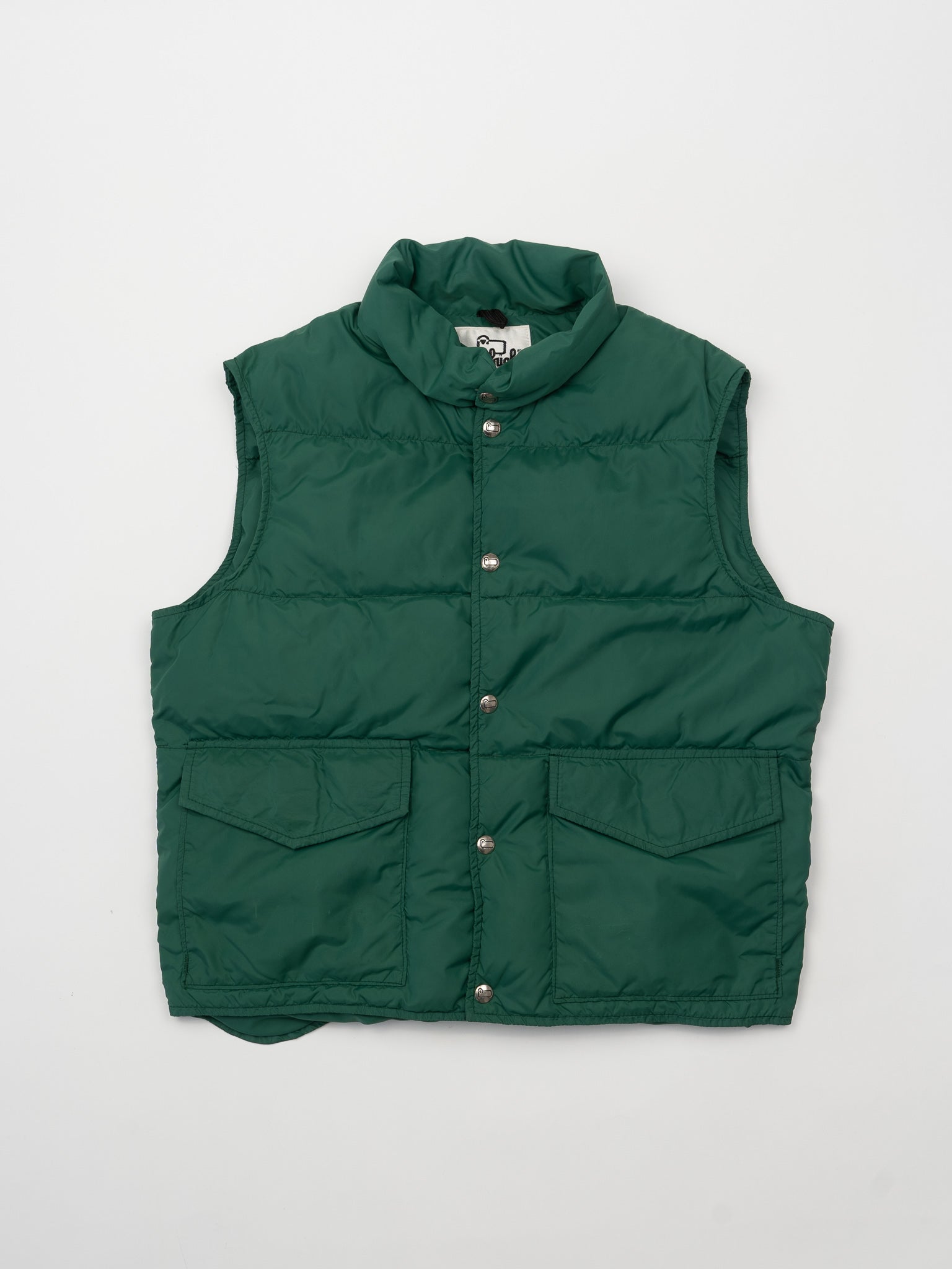 Vintage 80s Green Woolrich Puffer Vest (M)