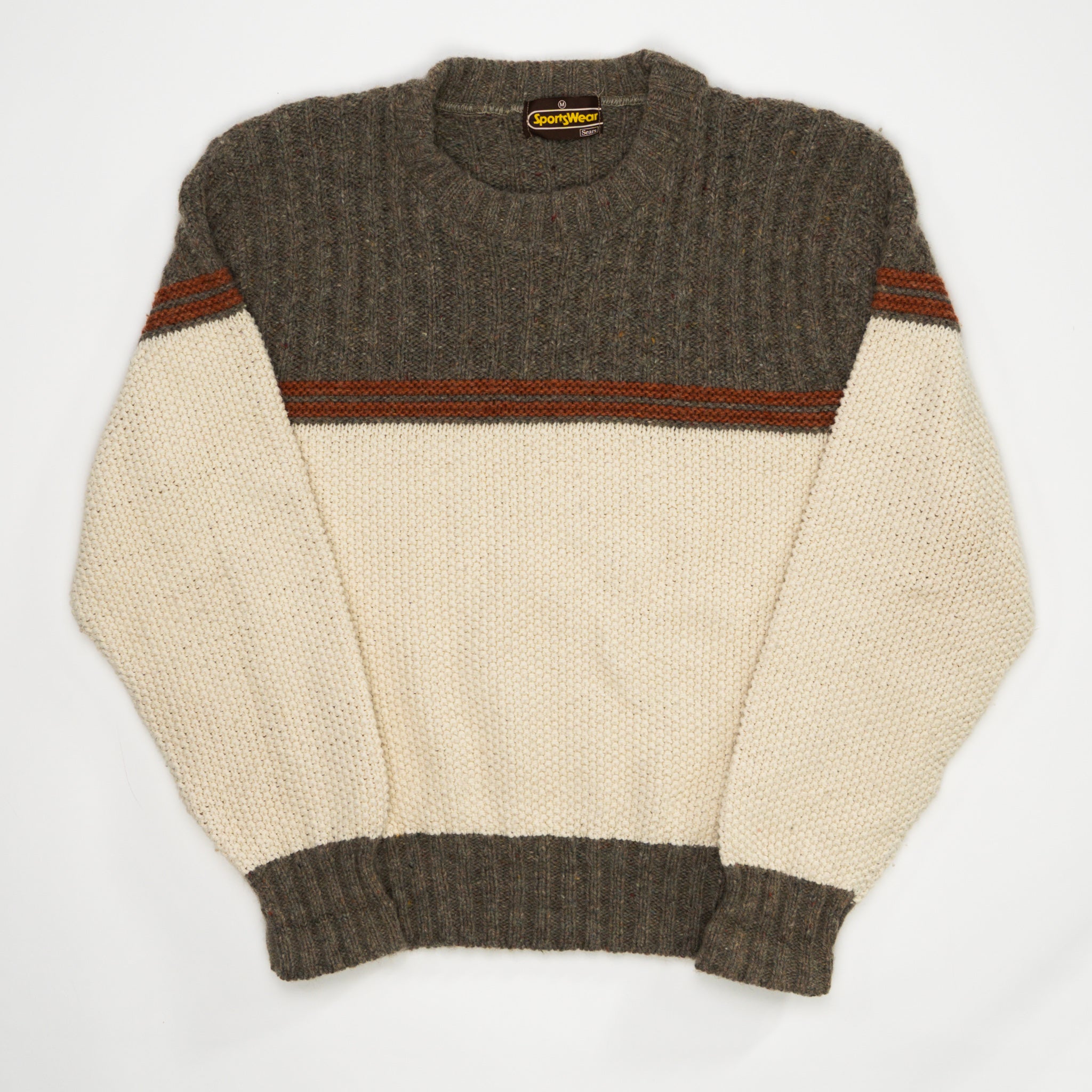 Vintage 80s Sears Sportswear Knit Sweater (M) | Rebalance Vintage.