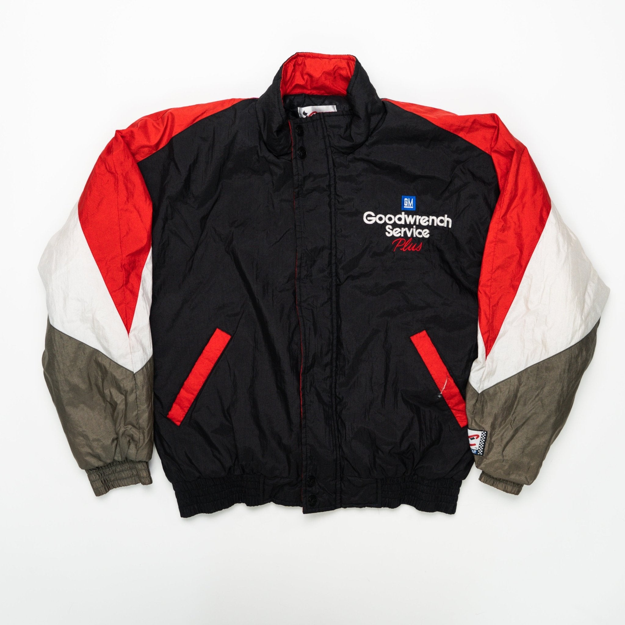Vintage Dale Earnhardt Good Wrench NASCAR Bomber Jacket (L) | Rebalance Vintage.