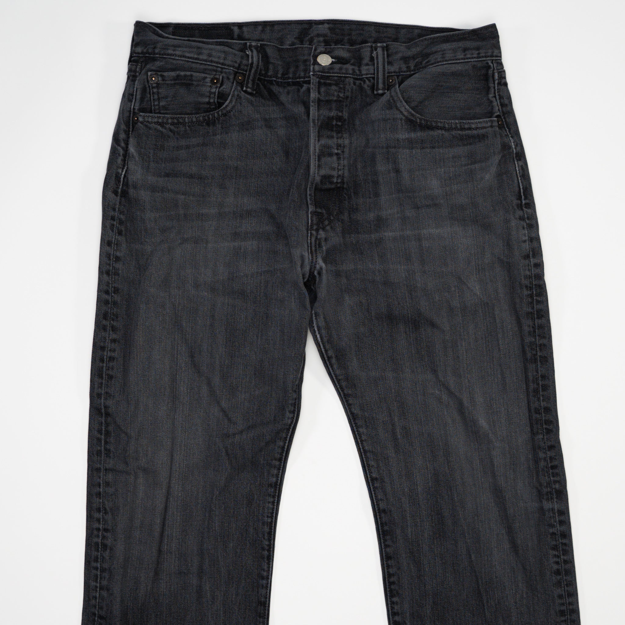 Vintage Grey Levi 501 Straight Leg Jeans (34 x 30)