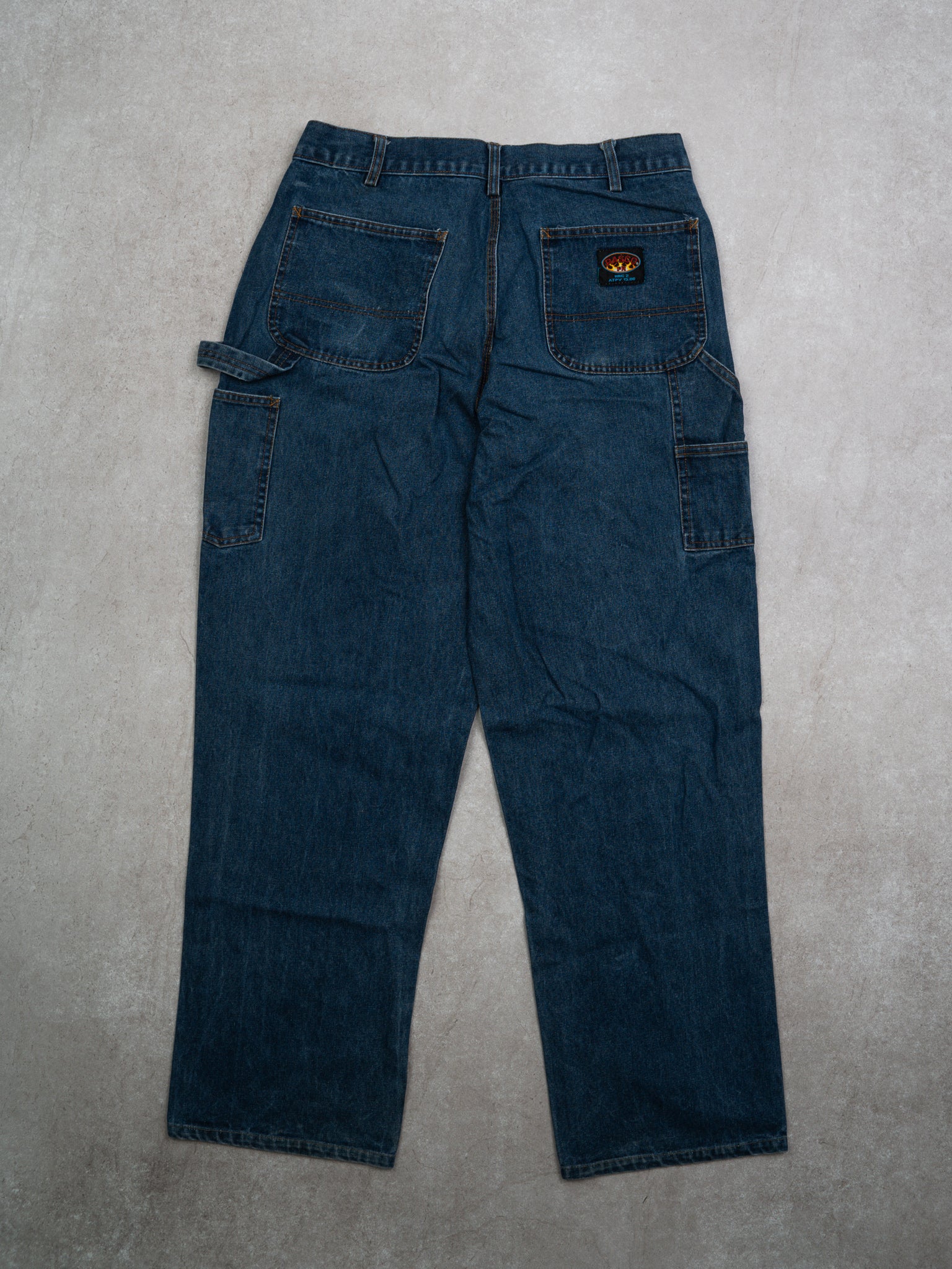 Vintage 00s Blue Rasco Cargo Jeans (32 x 30)