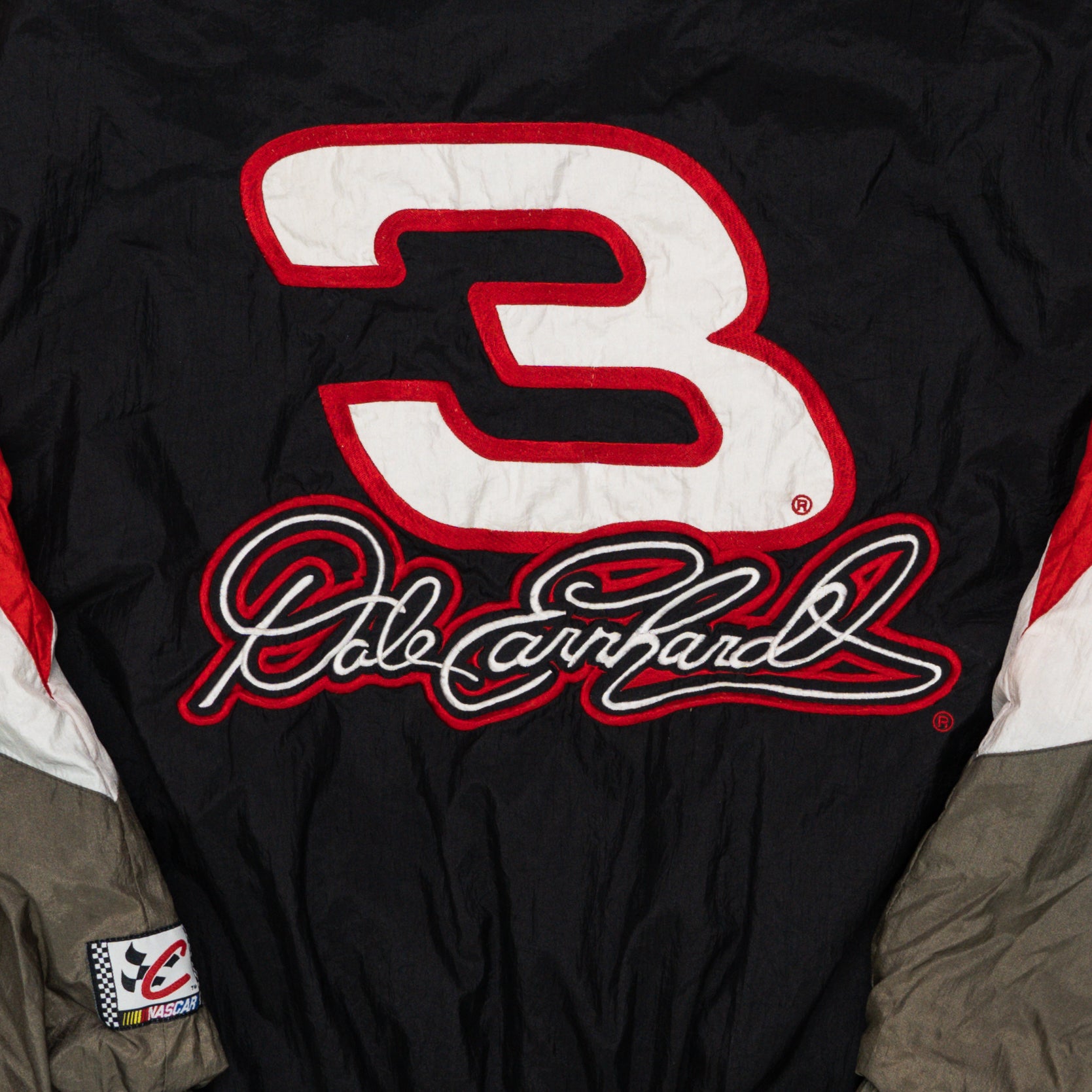Vintage Dale Earnhardt Good Wrench NASCAR Bomber Jacket (L) | Rebalance Vintage.