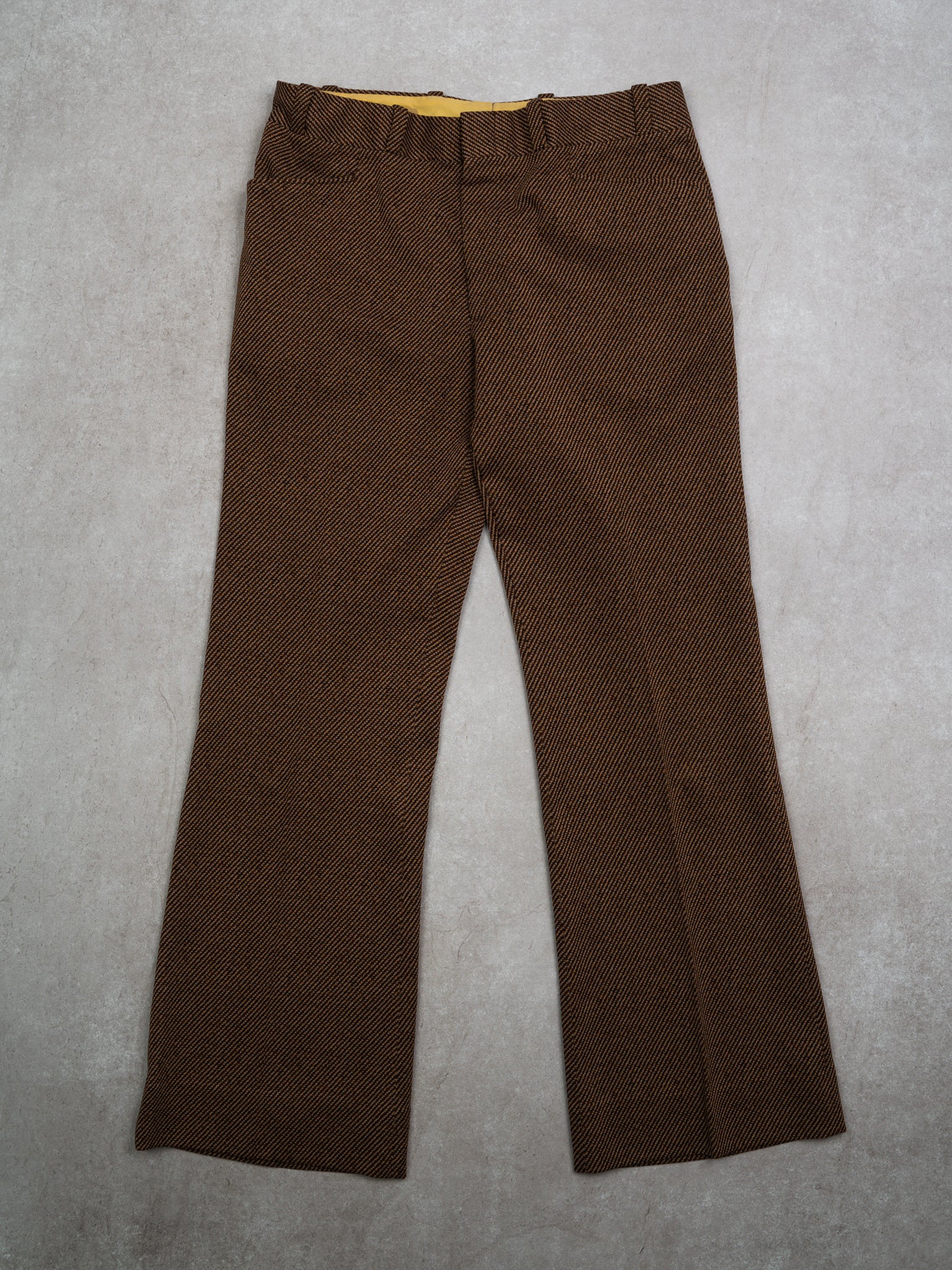 Vintage 70s Registered Men Flared Trousers (36 x 33)
