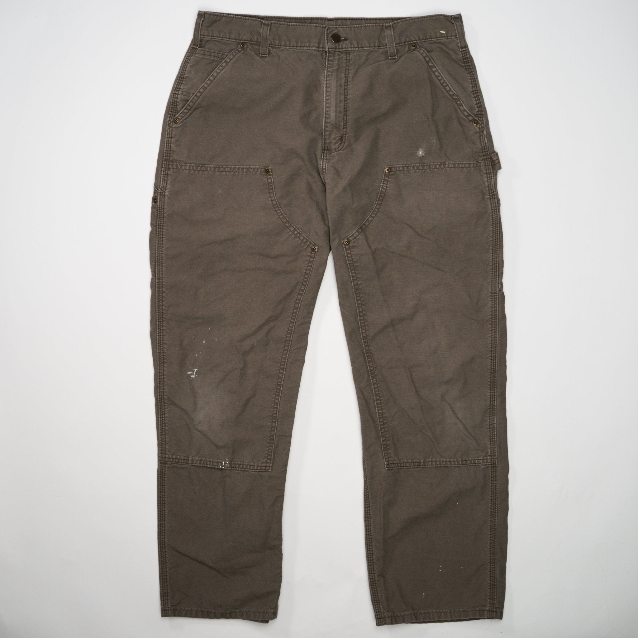 Vintage Moss Green Carhartt Double Knee Cargo Pants