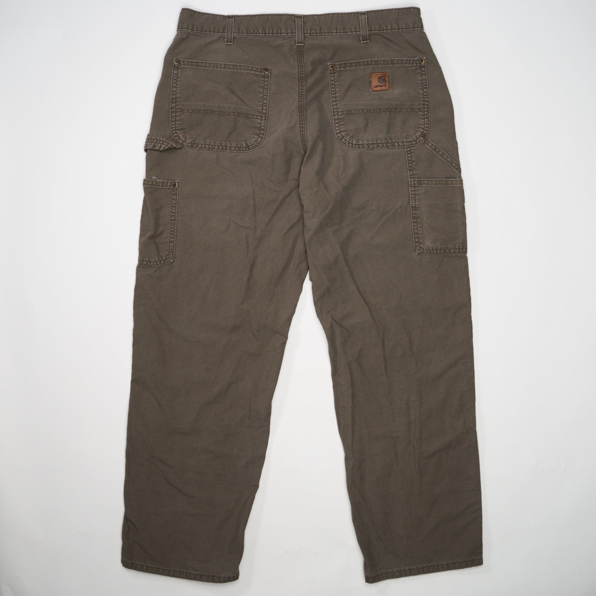 Vintage Moss Green Carhartt Double Knee Cargo Pants
