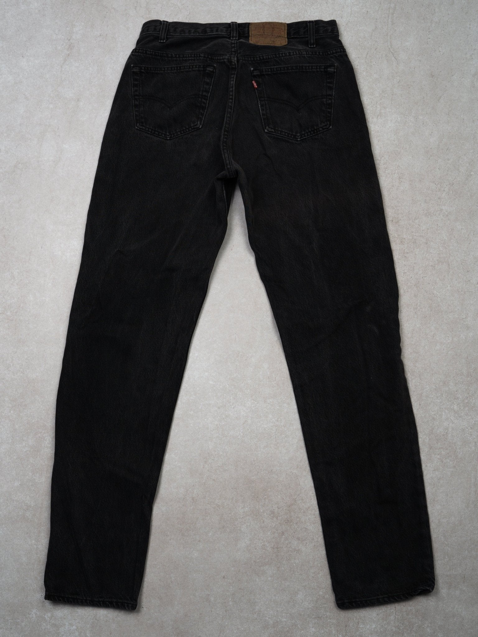 Vintage 90s Washed Black 501 Levi Jeans (30 x 33)