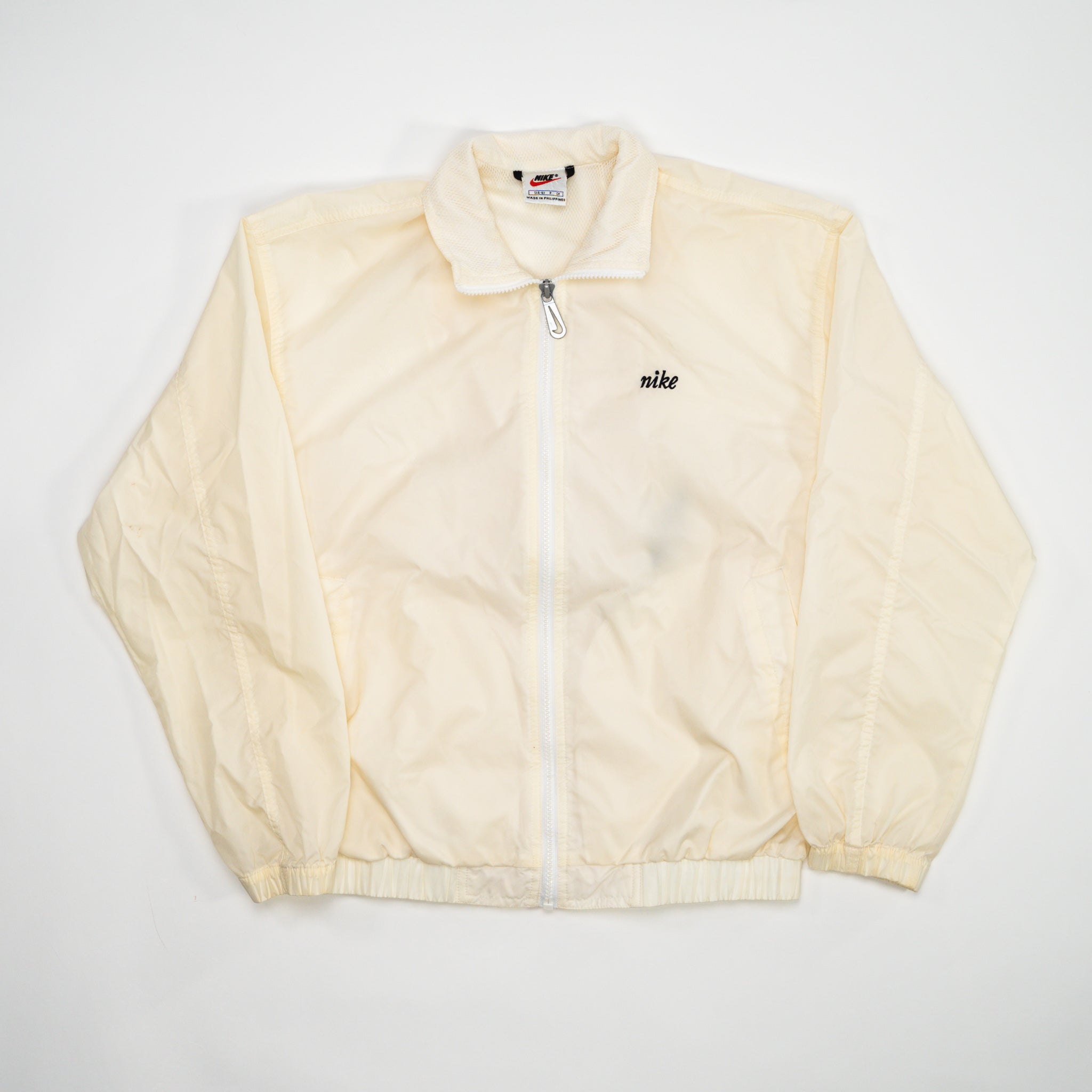 Vintage Cream Nike Windbreaker (S) | Rebalance Vintage.