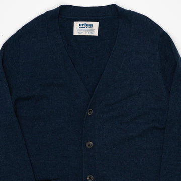 Vintage 90s Blue Urban Pipeline Knit Caridgan (M) | Rebalance Vintage.