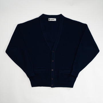 Vintage 80s Blue Giorgio Knit Cardigan (M) | Rebalance Vintage.