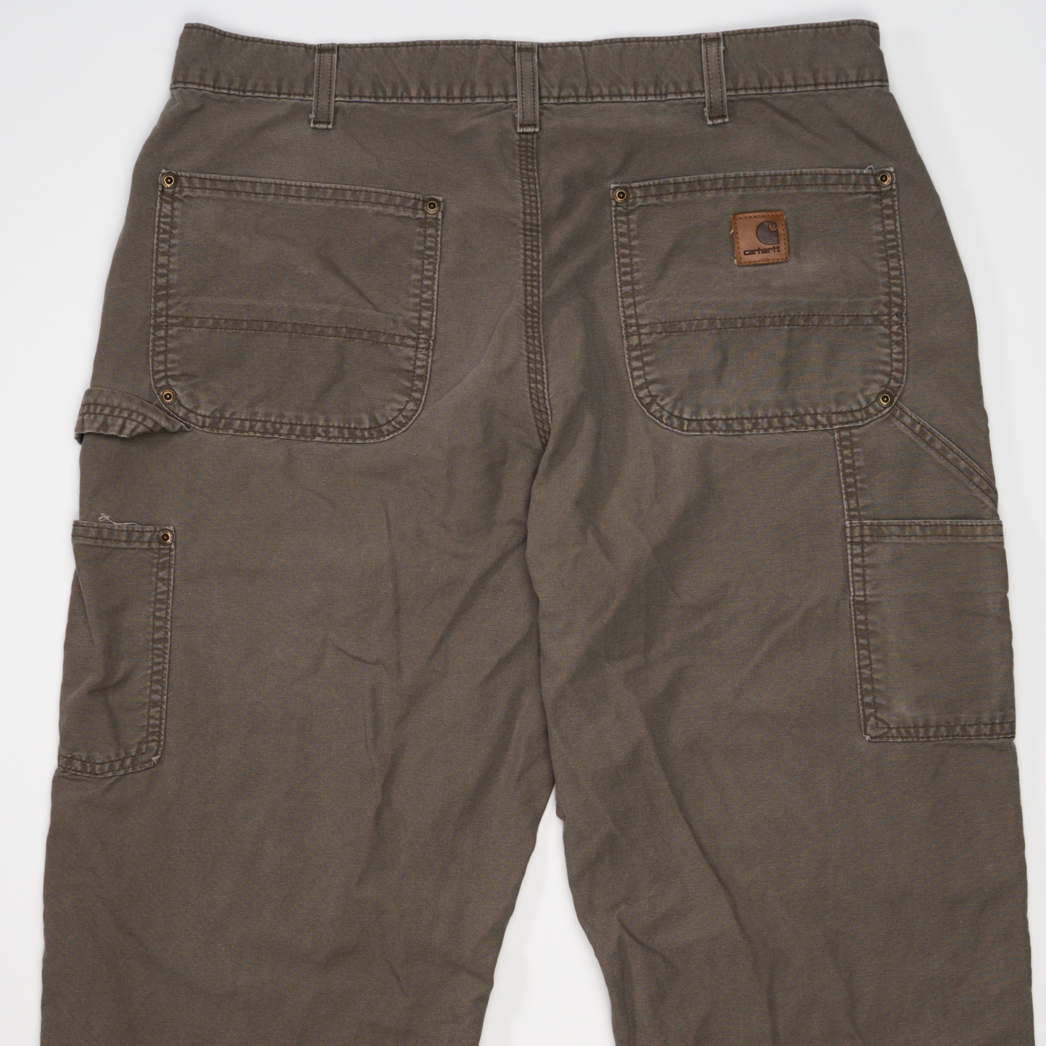 Vintage Moss Green Carhartt Double Knee Cargo Pants