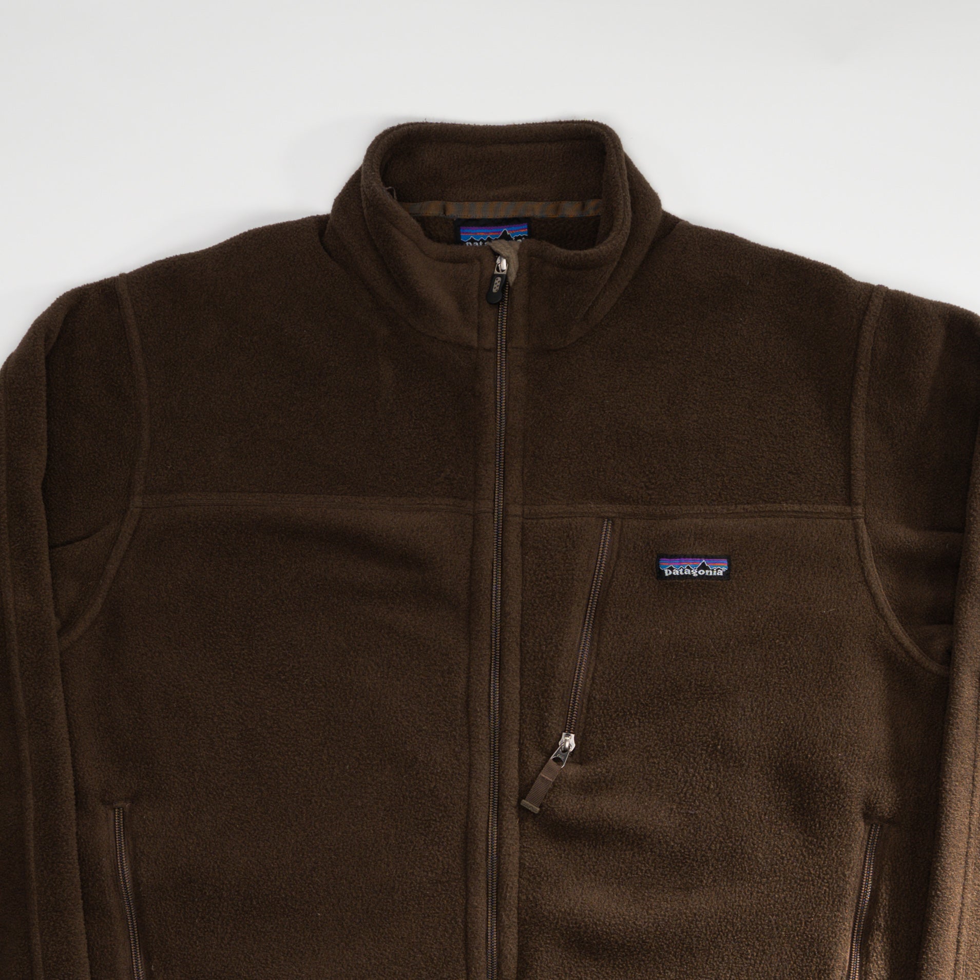 Vintage Brown Patagonia Zip Up Sweater (M/L) | Rebalance Vintage.
