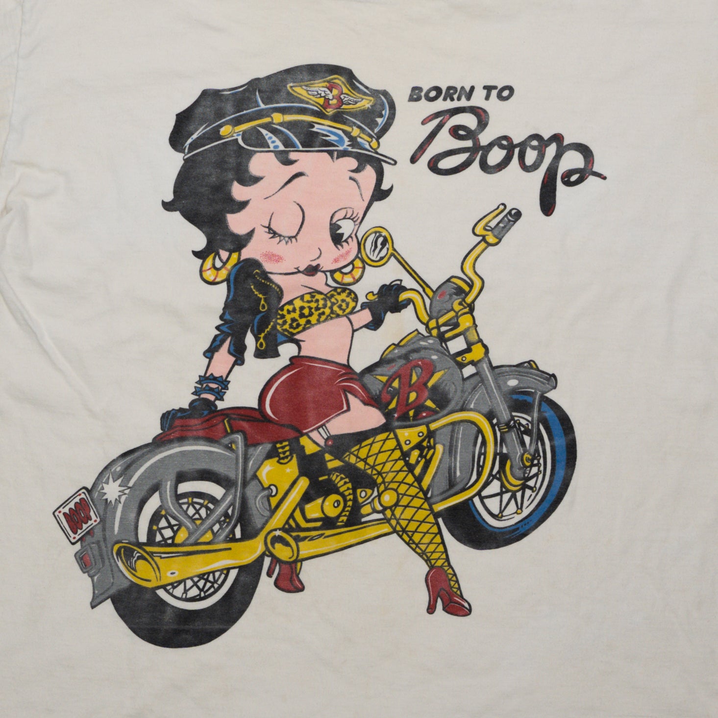 Vintage Born to Boop Motorcycle Tee (M) | Rebalance Vintage.