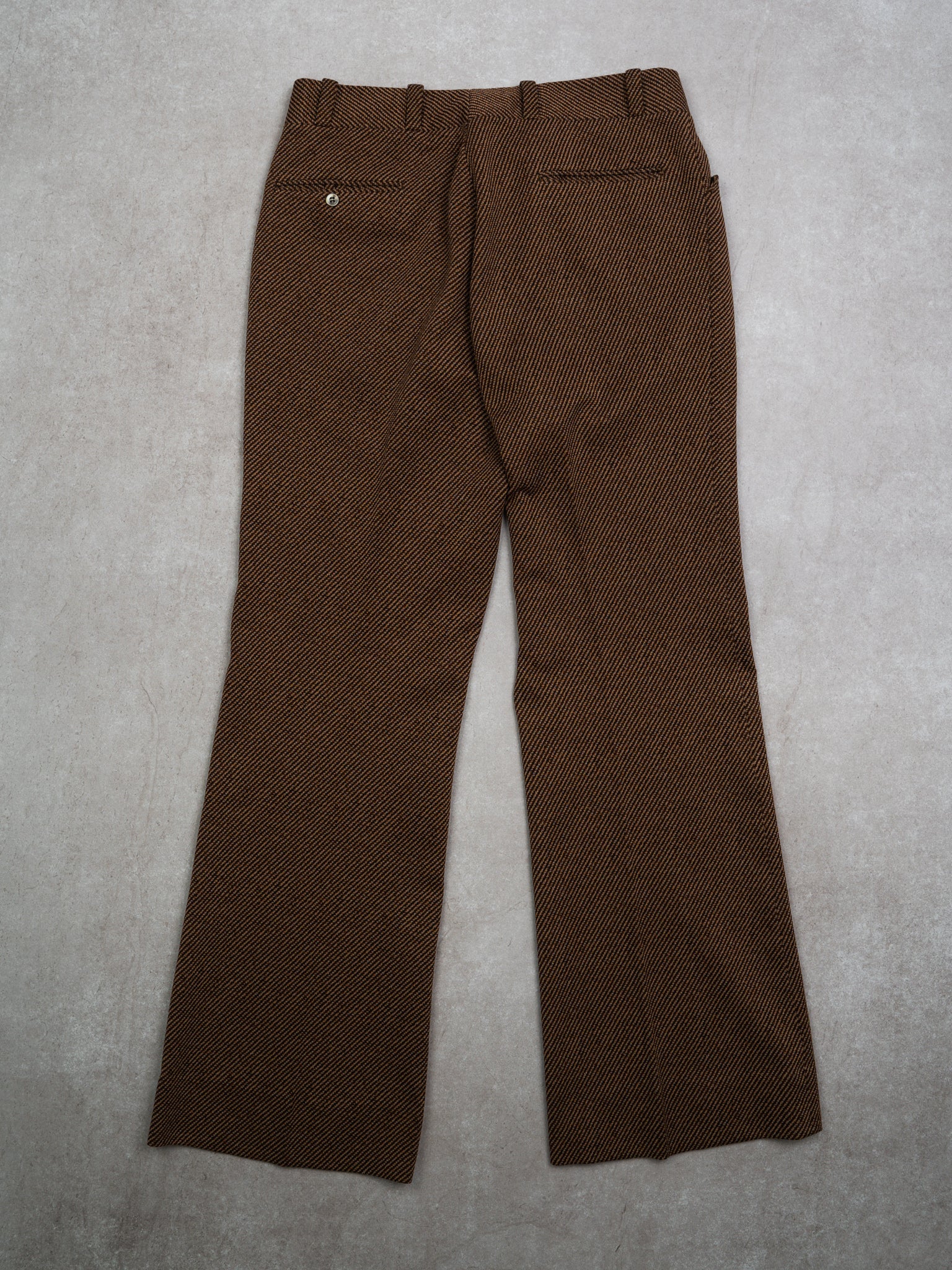 Vintage 70s Registered Men Flared Trousers (36 x 33)