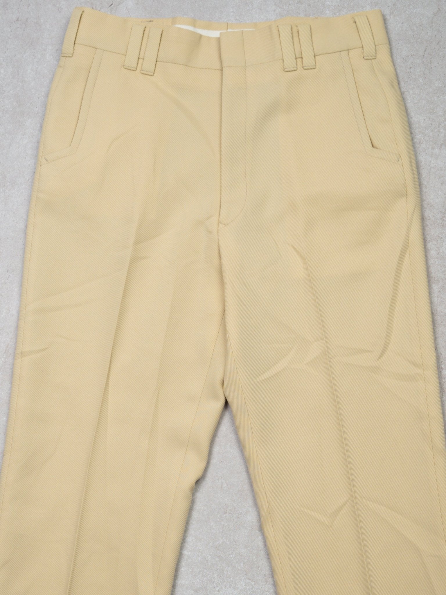 Vintage 70s Cream Dress Pants (32 x 28)