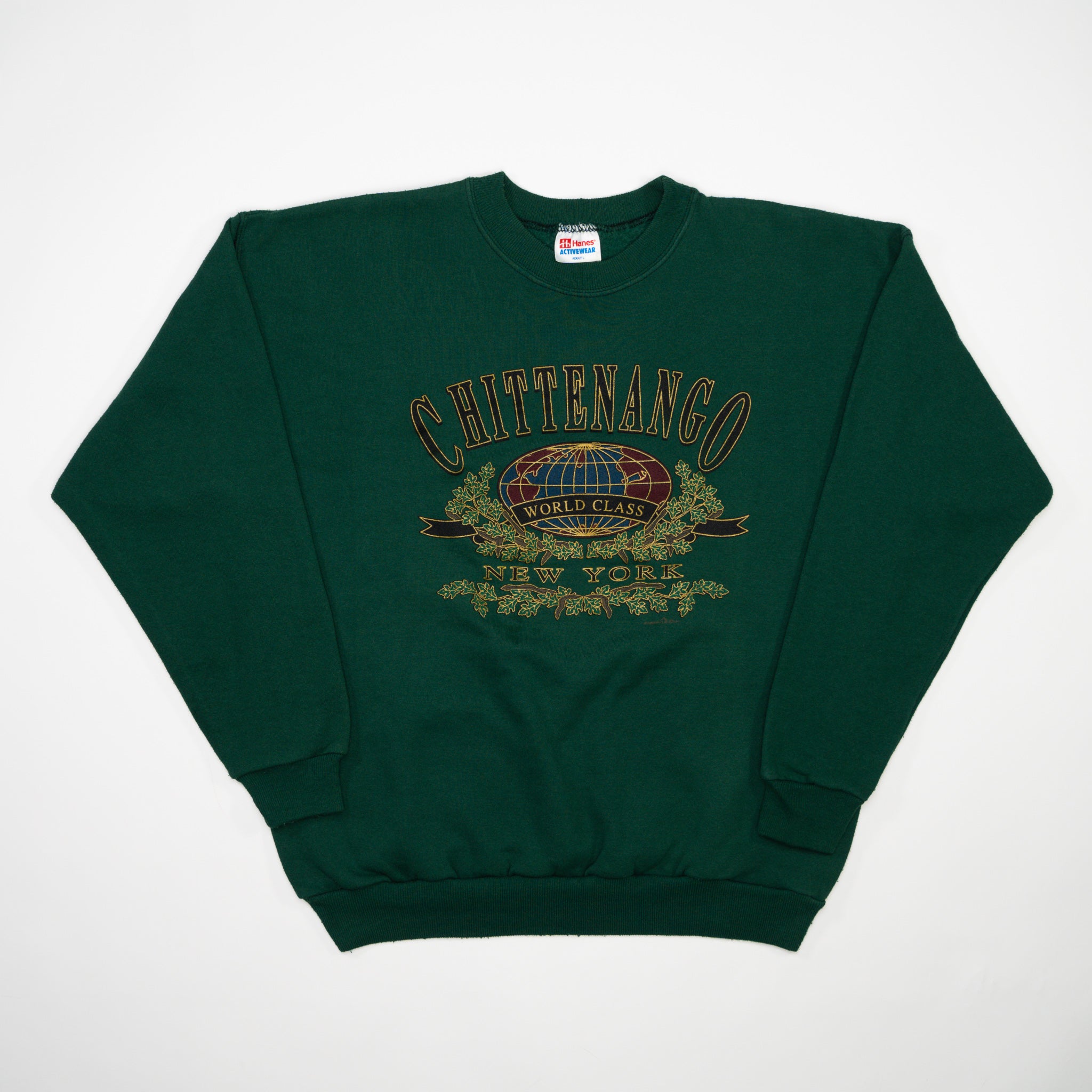 Vintage Green Chittenango New York Crewneck (M)