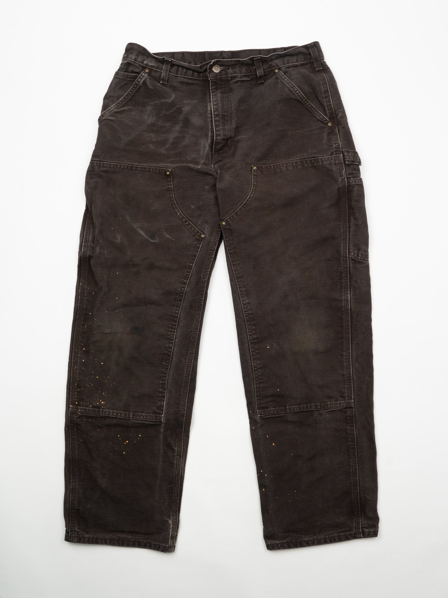 Vintage Brown Carhartt Double Knee Cargo Pants (34 x 32)